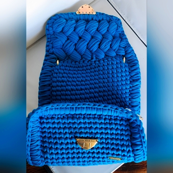 Zialoo Tapah Elegant Turquoise Braided Shoulder Bag - Picture 9 of 15